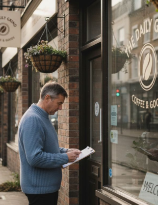 Small business owner opens British high street shop