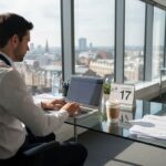 Businessman registers company in London office