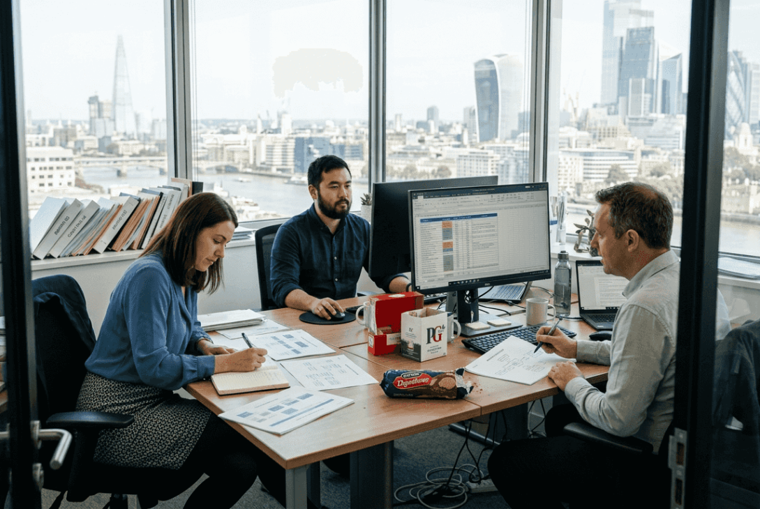 SME team working on process automation